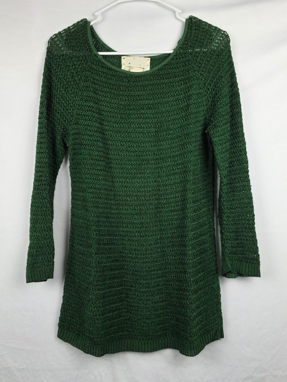 Coincidence & Chance Urban Outfitters Open Knit Cotton Tunic Sweater